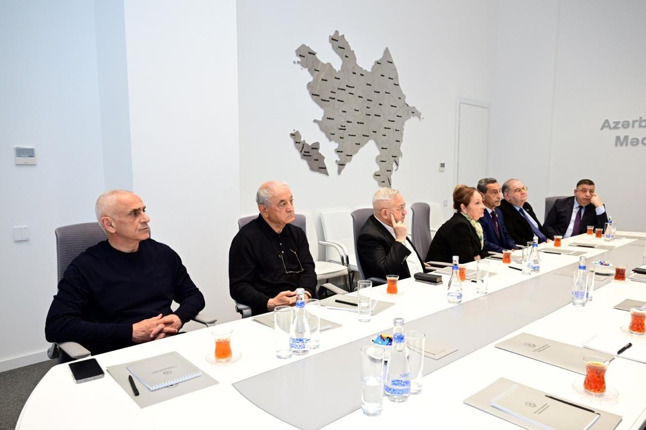 Mədəniyyət Nazirliyində Xalq artisti Şəfiqə Məmmədova ilə görüş oldu - FOTOLAR